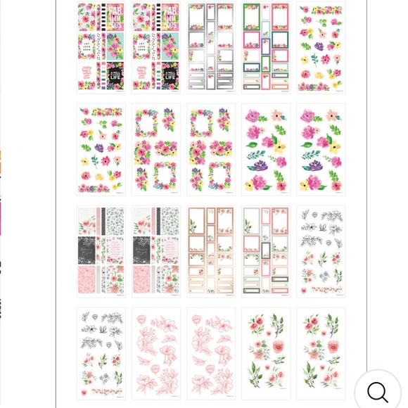 The Happy Planner Flower Power Mega Value Pack Stickers - Picture 3 of 7